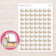 I-14668 planner sticker sheet with enlarged sticker detail