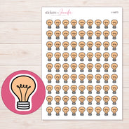I-14673 planner sticker sheet with enlarged sticker detail