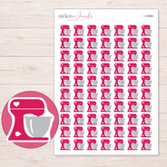 I-14684 planner sticker sheet with enlarged sticker detail