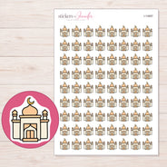 I-14687 planner sticker sheet with enlarged sticker detail