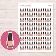 I-14689 planner sticker sheet with enlarged sticker detail