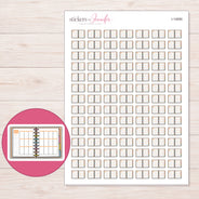 I-14690 planner sticker sheet with enlarged sticker detail