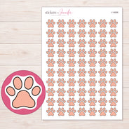 I-14696 planner sticker sheet with enlarged sticker detail