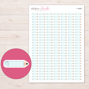 I-14698 planner sticker sheet with enlarged sticker detail
