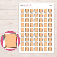 I-14705 planner sticker sheet with enlarged sticker detail