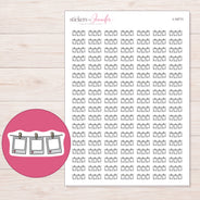 I-14711 planner sticker sheet with enlarged sticker detail