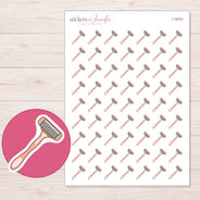 I-14721 planner sticker sheet with enlarged sticker detail