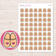 I-14735 planner sticker sheet with enlarged sticker detail