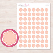 I-14744 planner sticker sheet with enlarged sticker detail