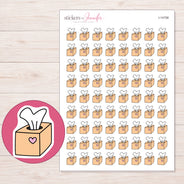 I-14758 planner sticker sheet with enlarged sticker detail