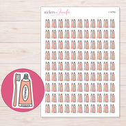 I-14762 planner sticker sheet with enlarged sticker detail