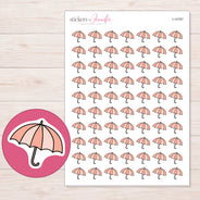 I-14767 planner sticker sheet with enlarged sticker detail
