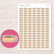 I-14773 planner sticker sheet with enlarged sticker detail