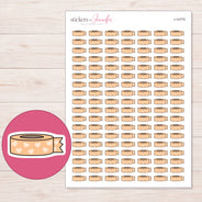 I-14775 planner sticker sheet with enlarged sticker detail