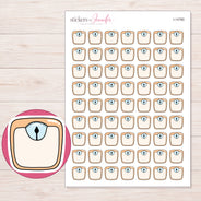 I-14780 planner sticker sheet with enlarged sticker detail