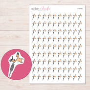 I-14793 planner sticker sheet with enlarged sticker detail