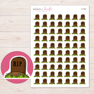 I-14794 planner sticker sheet with enlarged sticker detail