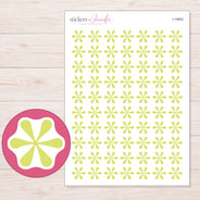 I-14802 planner sticker sheet with enlarged sticker detail