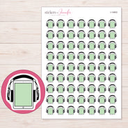 I-14803 planner sticker sheet with enlarged sticker detail