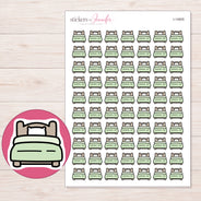 I-14805 planner sticker sheet with enlarged sticker detail