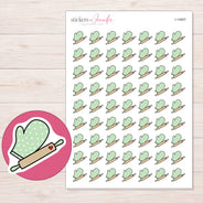 I-14807 planner sticker sheet with enlarged sticker detail