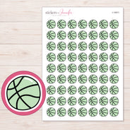 I-14811 planner sticker sheet with enlarged sticker detail