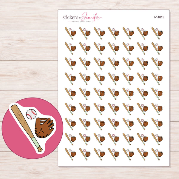 I-14815 planner sticker sheet with enlarged sticker detail