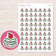 I-14825 planner sticker sheet with enlarged sticker detail