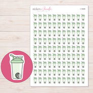 I-14826 planner sticker sheet with enlarged sticker detail