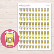 I-14851 planner sticker sheet with enlarged sticker detail