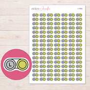 I-14852 planner sticker sheet with enlarged sticker detail