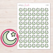 I-14854 planner sticker sheet with enlarged sticker detail
