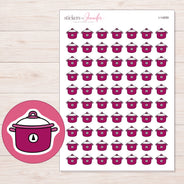 I-14859 planner sticker sheet with enlarged sticker detail