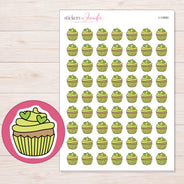 I-14860 planner sticker sheet with enlarged sticker detail