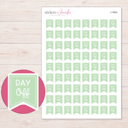 I-14863 planner sticker sheet with enlarged sticker detail