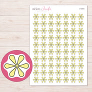 I-14873 planner sticker sheet with enlarged sticker detail