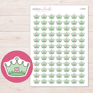 I-14878 planner sticker sheet with enlarged sticker detail