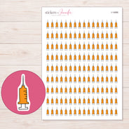I-14886 planner sticker sheet with enlarged sticker detail