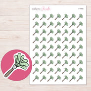 I-14892 planner sticker sheet with enlarged sticker detail