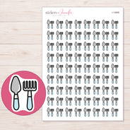 I-14908 planner sticker sheet with enlarged sticker detail