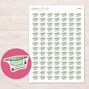I-14912 planner sticker sheet with enlarged sticker detail