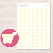 I-14914 planner sticker sheet with enlarged sticker detail