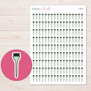 I-14917 planner sticker sheet with enlarged sticker detail