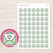 I-14918 planner sticker sheet with enlarged sticker detail