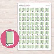 I-14920 planner sticker sheet with enlarged sticker detail