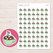 I-14924 planner sticker sheet with enlarged sticker detail