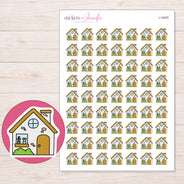 I-14925 planner sticker sheet with enlarged sticker detail