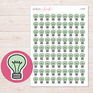 I-14937 planner sticker sheet with enlarged sticker detail