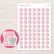 I-14948 planner sticker sheet with enlarged sticker detail
