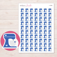 I-14949 planner sticker sheet with enlarged sticker detail